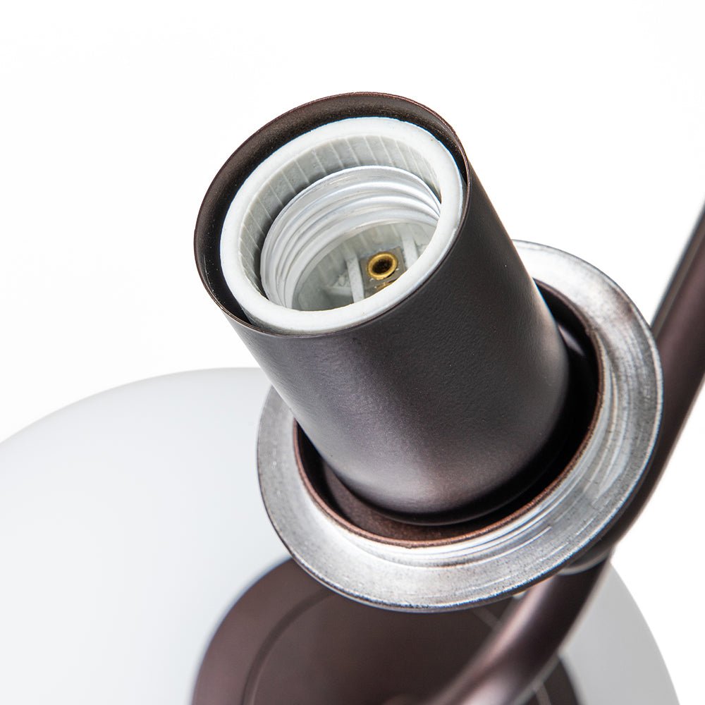 3-Light Sputnik Semi Flush Mount Ceiling Light with Glass Shades for Modern Mid-Century Home Decor