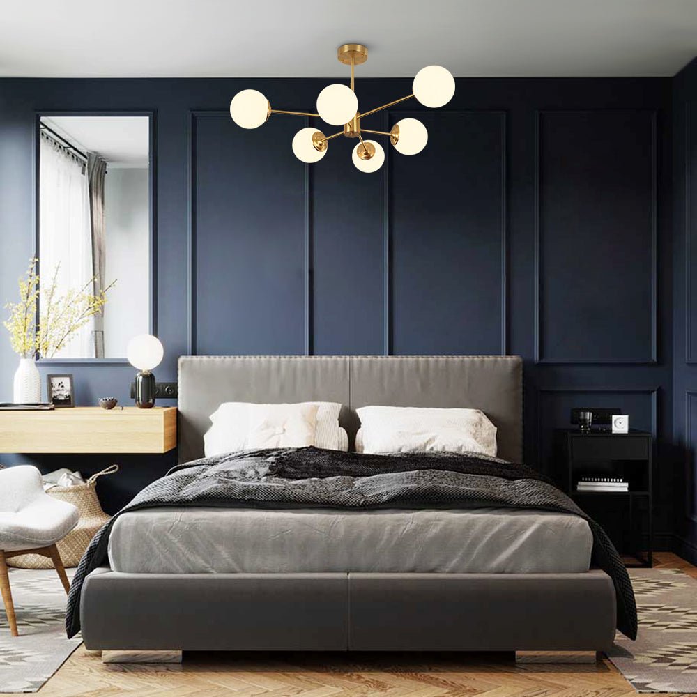 Mid-Century Modern Bubble Sputnik Chandelier Light Fixture for Living Room & Dining Room