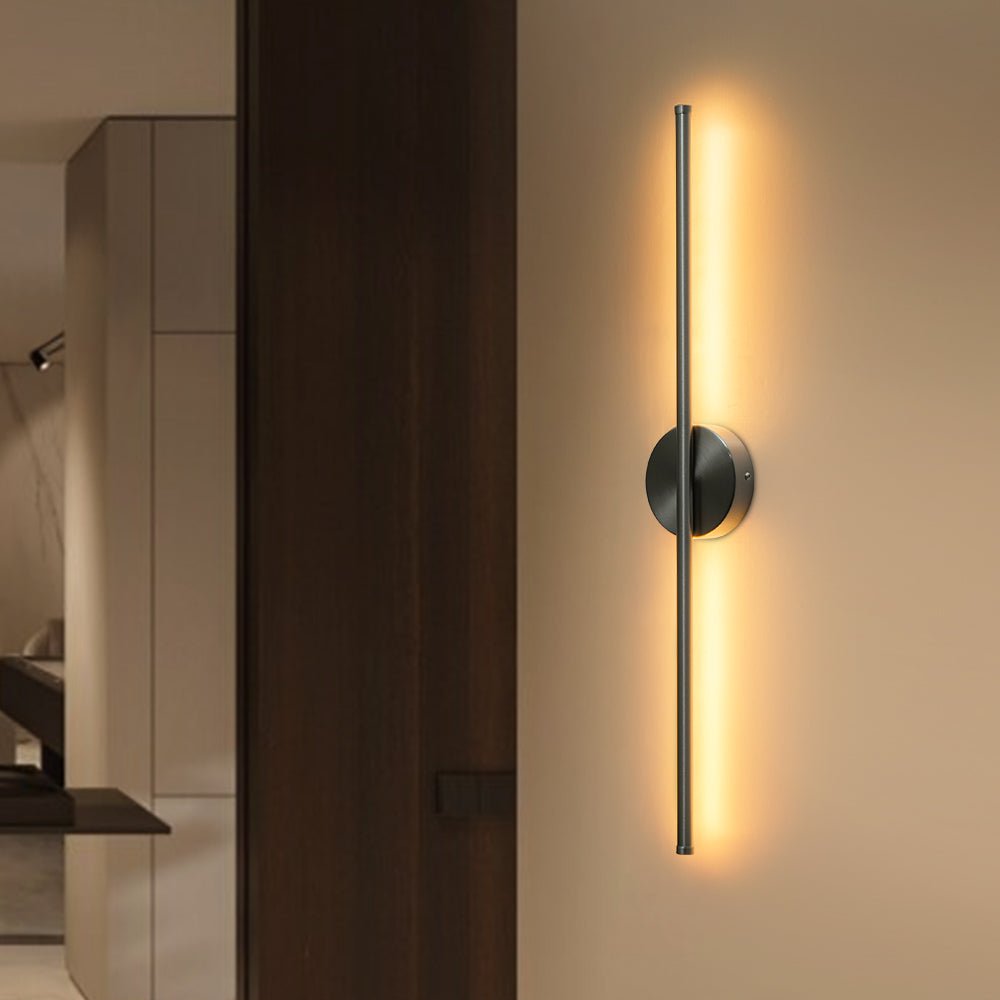 LED Linear Wall Light - Modern Minimalist Strip Design for Living Room, Hallway & Bedroom Lighting