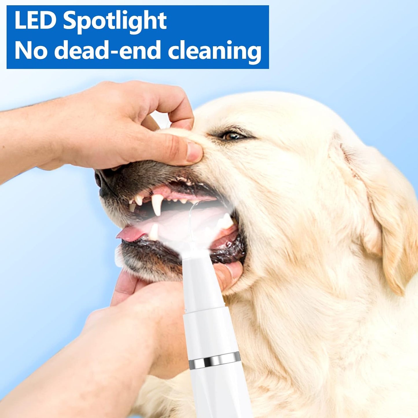 Ultrasonic Pet Tartar Remover | Gentle, Professional Cleaning for Home Oral Hygiene