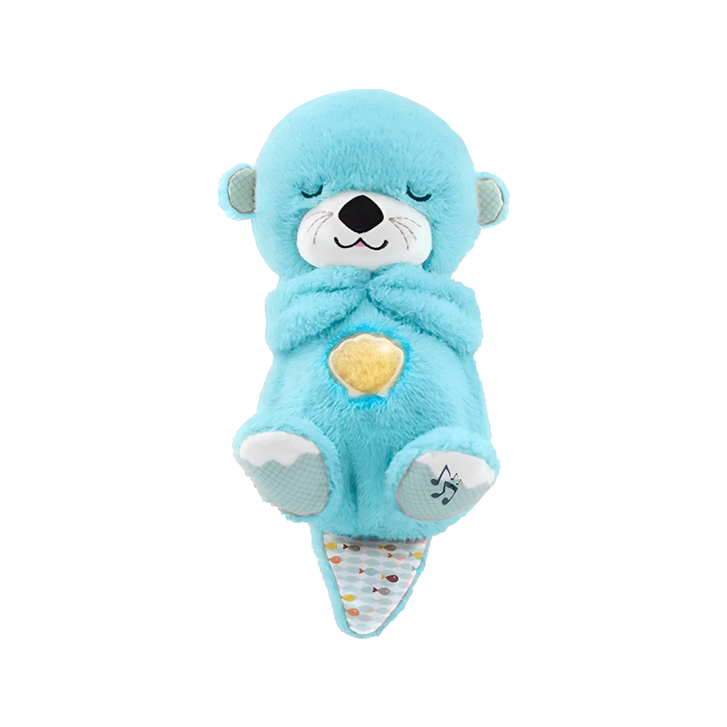 Snuggle Breathing Otter Bear | Soft Plush, Soothing Music & Ideal for Babies' Naptime and Bedtime Comfort