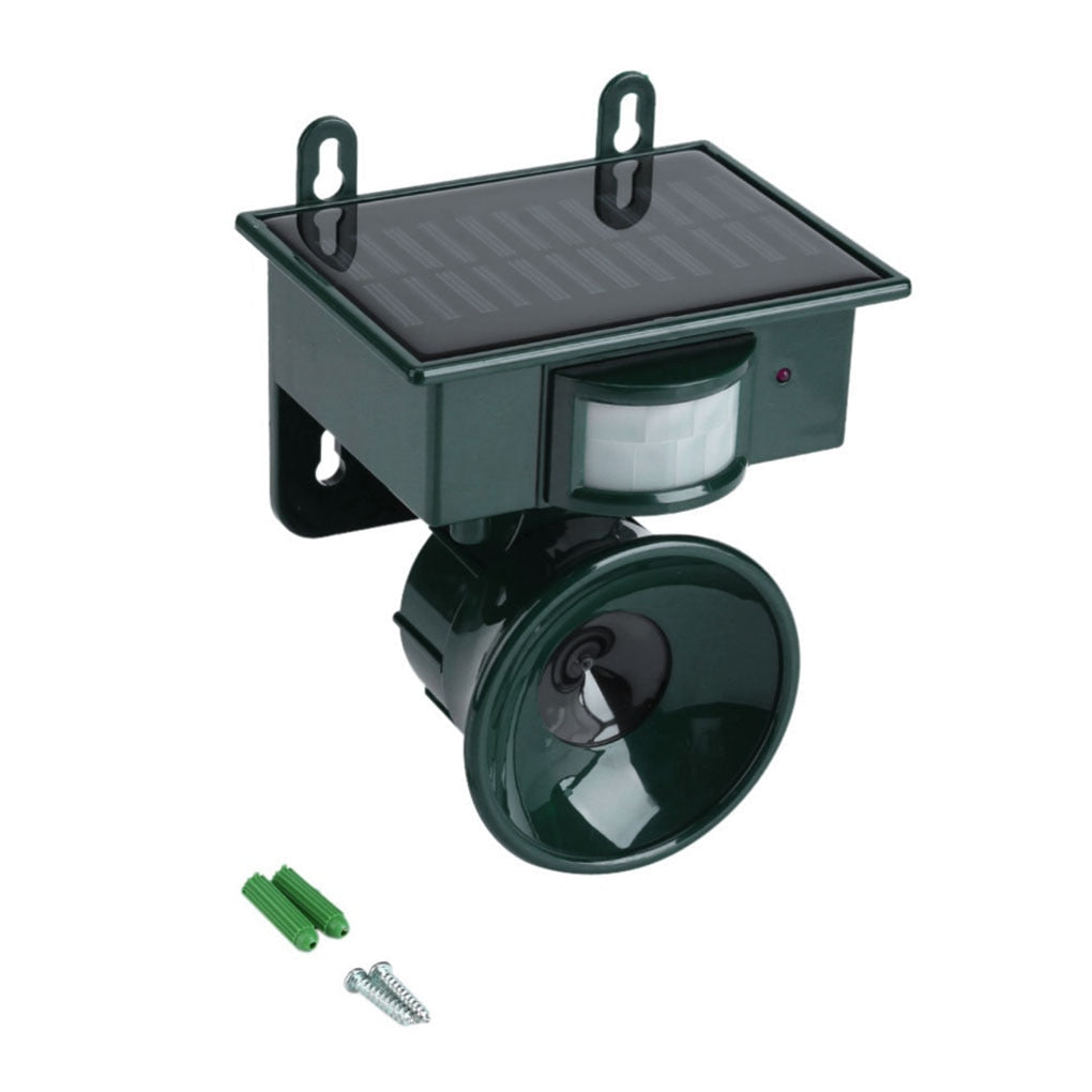 Motion Sensor Bird Deterrent | Eco-Friendly Pigeon Repeller with Sound Scarer for Gardens & Outdoor Spaces
