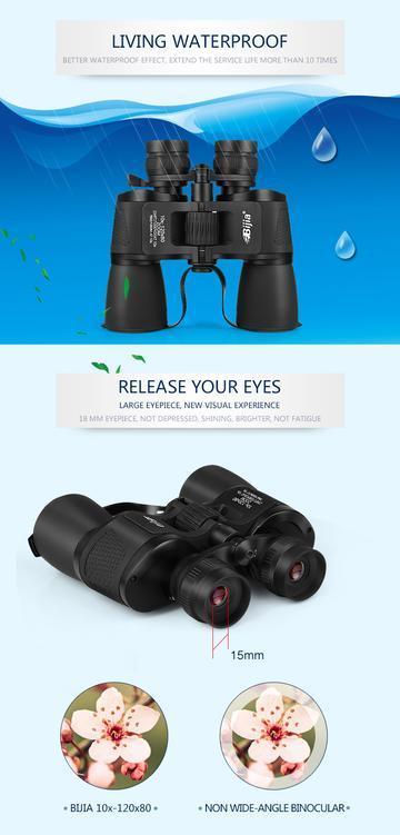 High Magnification Binoculars – 120x80 HD Long Range Field Glasses for Bird Watching & Outdoor Adventures