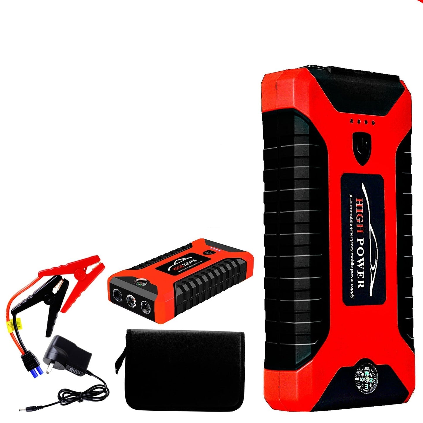 99800mAh Portable Car Jump Starter | Waterproof, Fast Charging & Ideal for 12V Vehicles and Outdoor Use