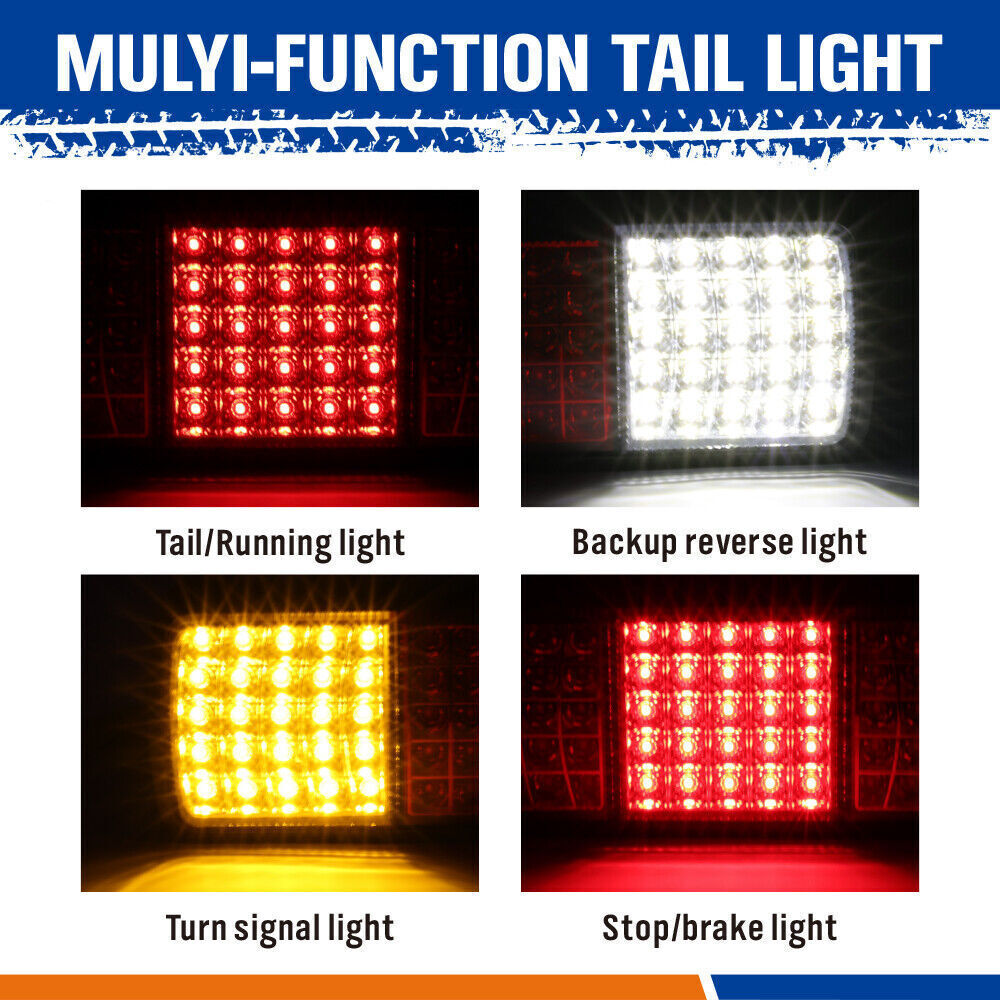 75 LED Tail Lights | Waterproof, Energy-Efficient & Universal for Utes, Trailers, Trucks, Caravans & Boats