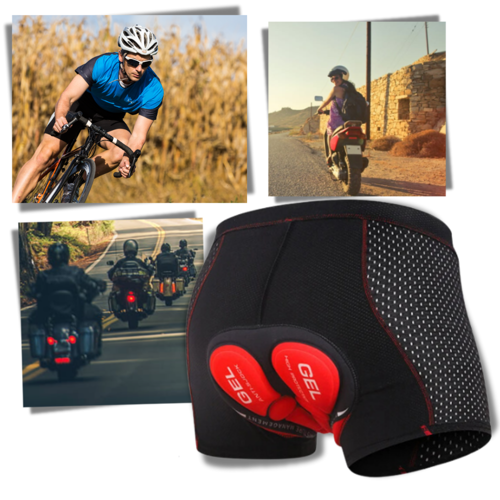 Men's Padded Bike Shorts – Seamless Cycling Underwear for Comfort & Performance