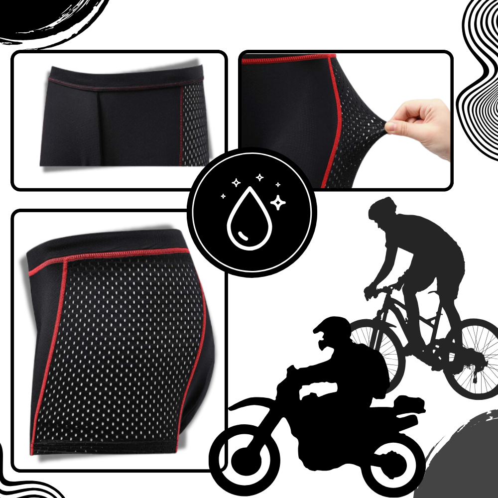 Men's Padded Bike Shorts – Seamless Cycling Underwear for Comfort & Performance