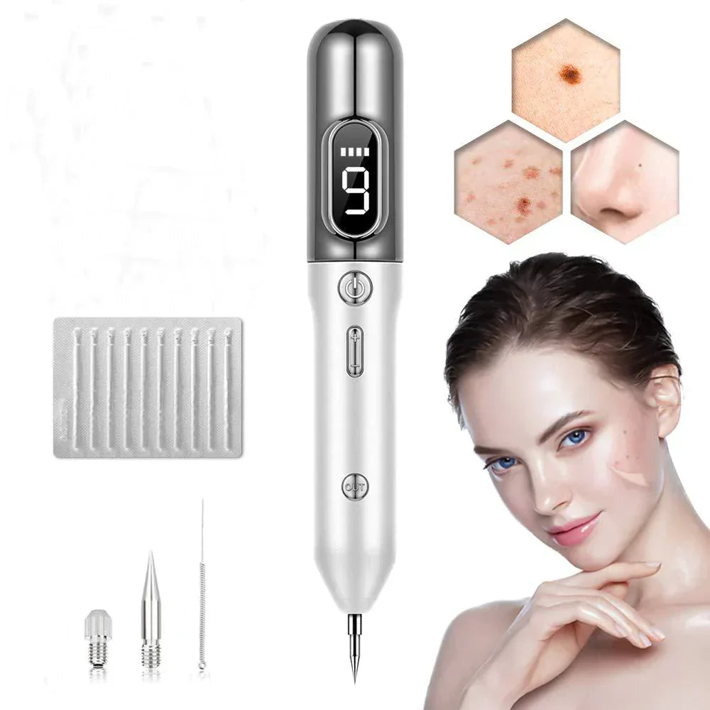 Plasma Pen for Skin Tag, Mole & Wart Removal | 9 Intensity Levels, Bloodless & User-Friendly for At-Home Treatments