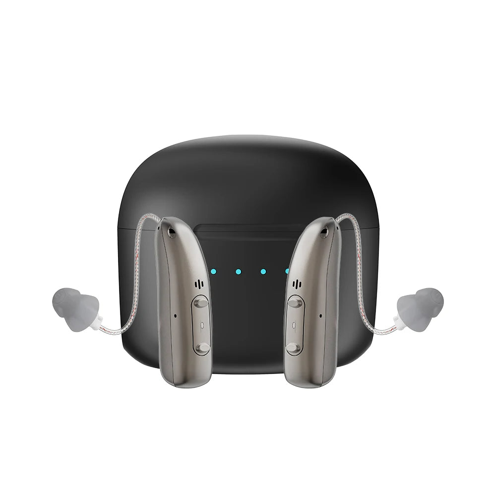 Bluetooth Hearing Aids | Rechargeable, Noise Reducing & Comfortable for Clear Hearing Anywhere