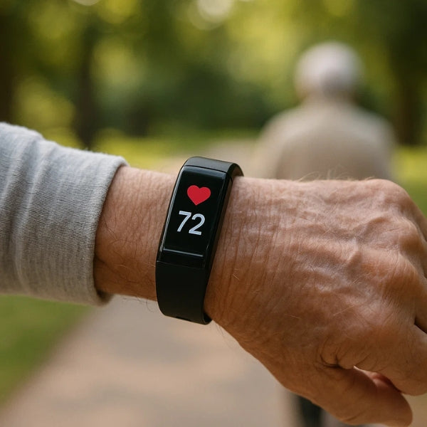 Smartwatch for Seniors | Heart Rate and Step Tracker | Wrist Watch for Elderly – Health Monitoring