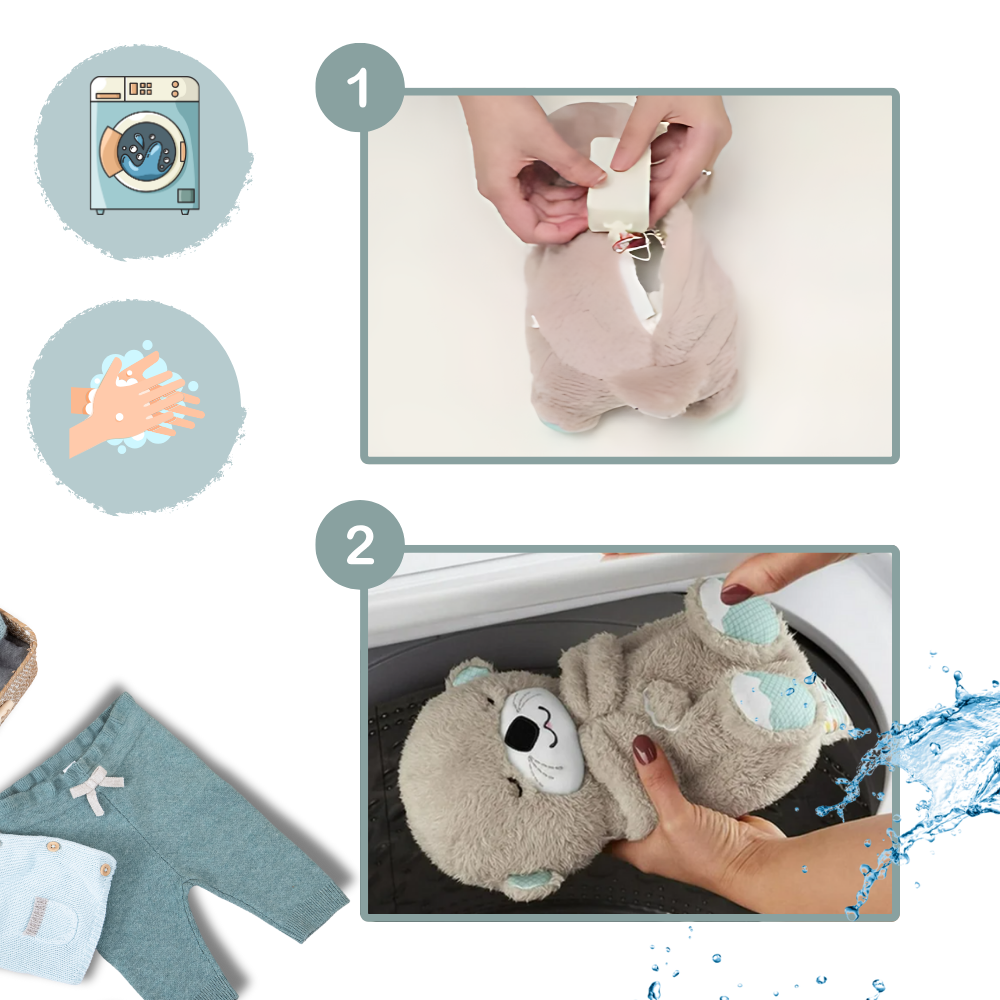 Baby Sleeping Otter Plush – Calming Snuggle Toy for Relaxation and Comfort