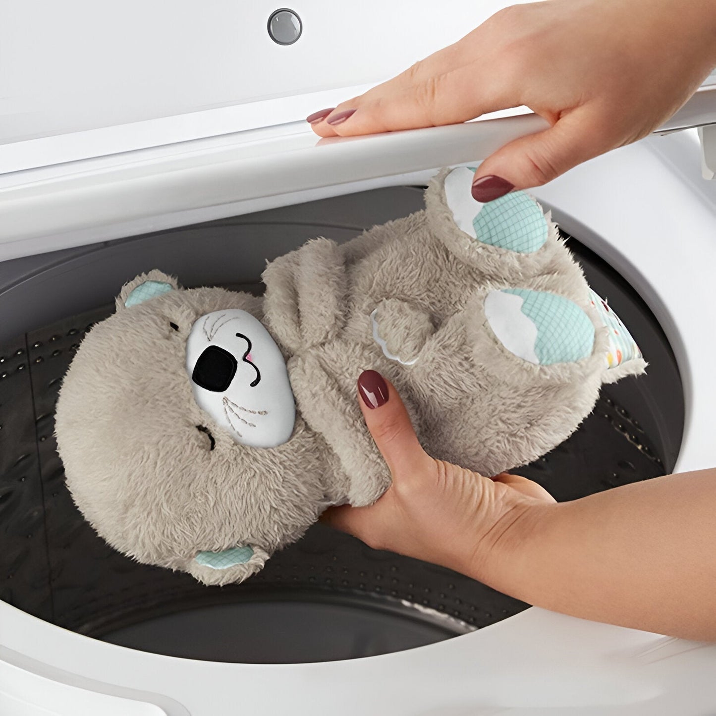 Snuggle Breathing Otter Bear | Soft Plush, Soothing Music & Ideal for Babies' Naptime and Bedtime Comfort