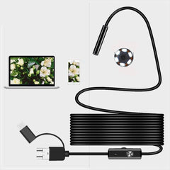 3 in 1 USB/Micro USB/Type-C Inspection Camera for Smartphone 7mm Endoscope Camera