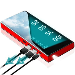 30000 Mah Portable Phone Charger Led Fast Charging Portable Battery Charger External Powerbank