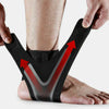Image of 2 Pcs Adjustable Sport Ankle Support Brace Strap for Sprained Ankle Protector Compression Stabilizer