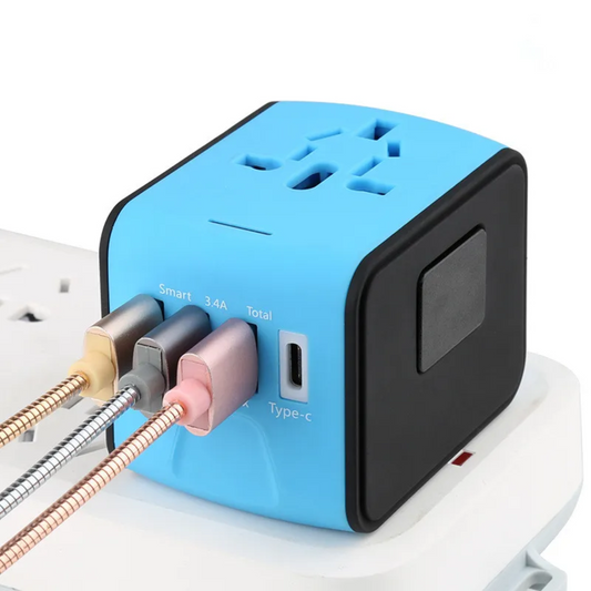 All-in-one Travel Power Adapter, for America to Australia, India, Europe, UK Plug Converter, Electric Adapter for Japan & Thailand - international power adapters