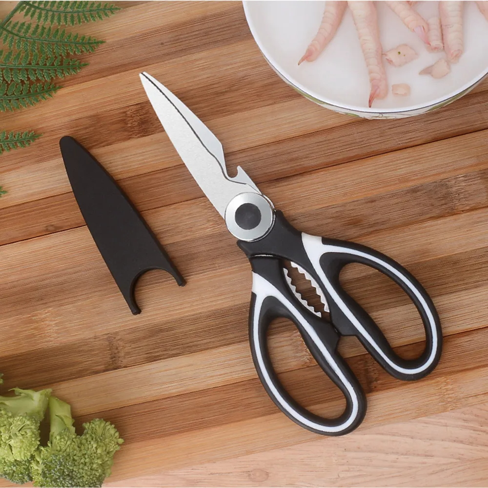 Heavy Duty Kitchen Scissors – Stainless Steel Multi-Purpose Cutter for Meat, Fish & Veggies