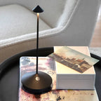 LED Table Lamp - Minimalistic Waterproof & Dimmable Wireless Light for Home Office & Bedroom Use