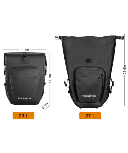 Pro Cycling Pannier Bags | Waterproof, 20L Capacity & Quick-Release for Commuting and Weekend Adventures