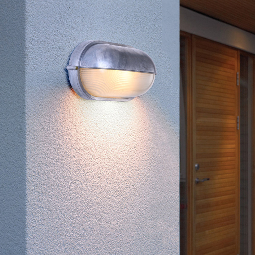 Retro Industrial Vintage Glass Wall Lamp - IP65 Waterproof Outdoor Lighting for Patios & Gardens