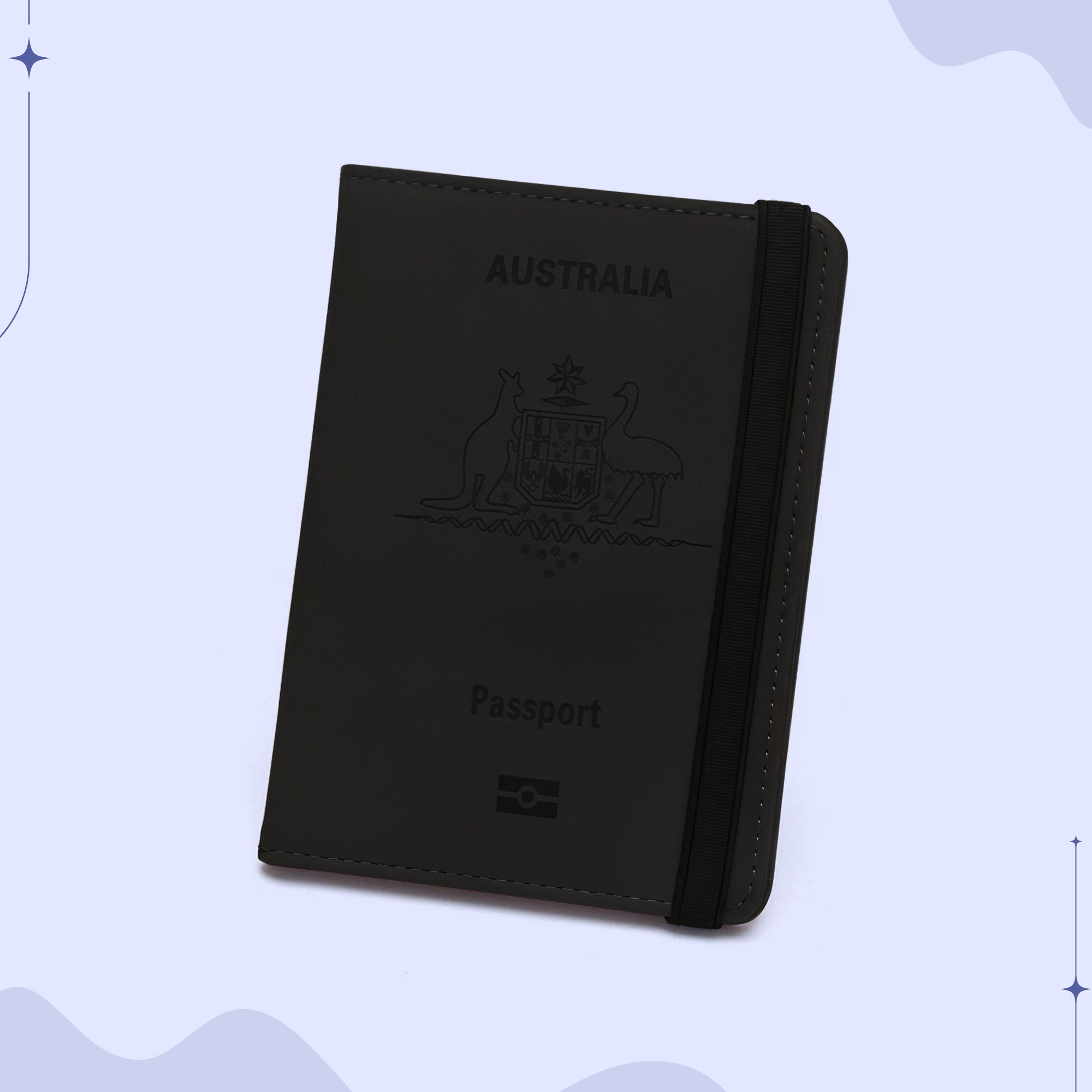 Australian Passport Wallet | Compact, RFID-Blocking Design with Card Slots & Cash Pocket for Efficient Travel Organization