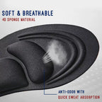 Orthopedic Memory Foam Insoles for Arch Support & Pain Relief in Shoes - 4D Comfort Design