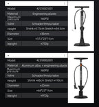 High Pressure Bicycle Floor Pump | 160 PSI, Schrader/Presta Valve & Ergonomic Design for Bikes, Motorcycles & Sports Equipment