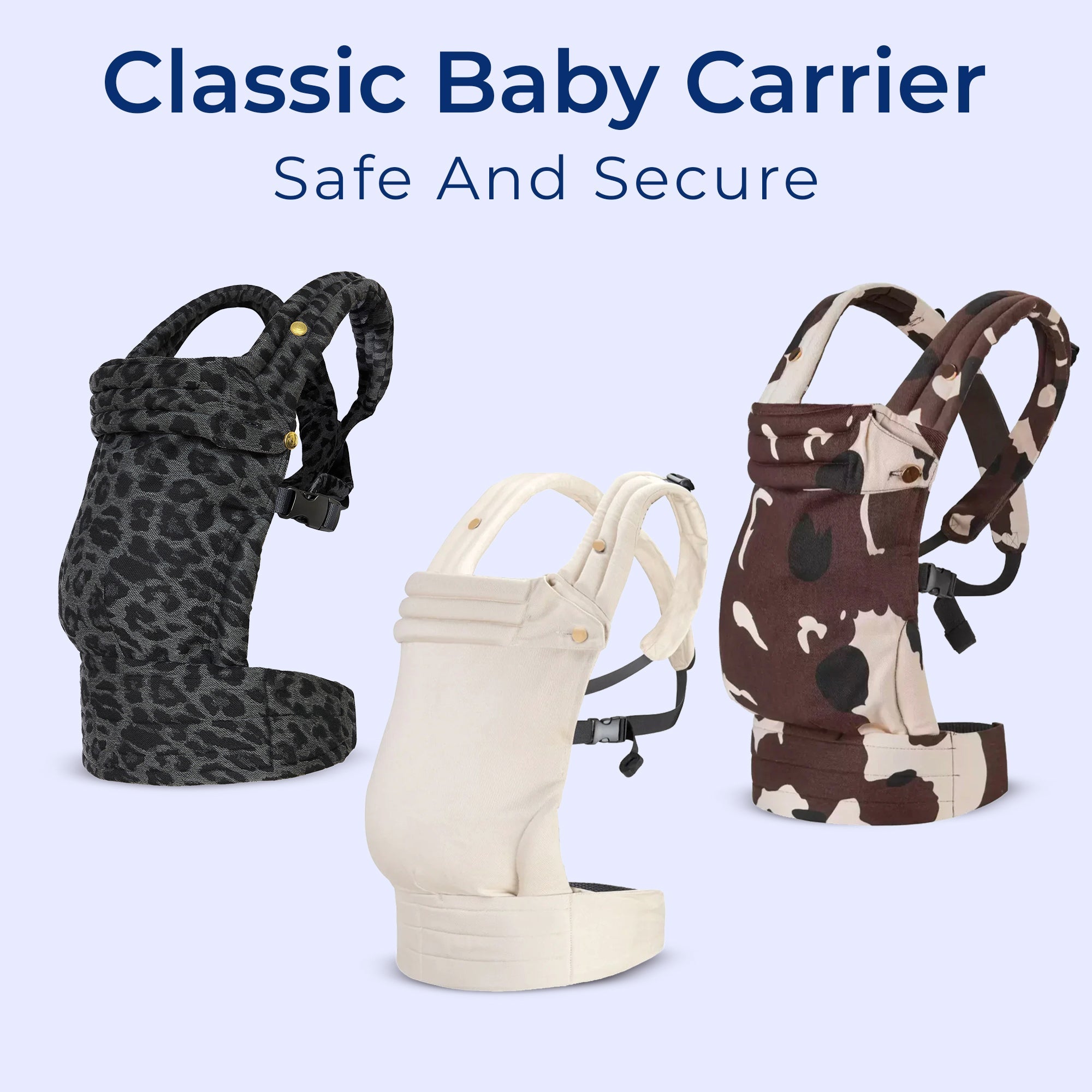Classic Baby Carrier | Ergonomic, Breathable & Adjustable for Newborns to Toddlers