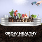 Galvanised Steel Raised Garden Bed | Durable, Modular Design for Organized Planting in Your Outdoor Space