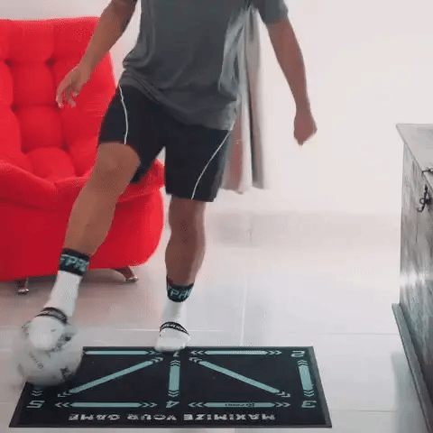 Football Pro Training Mat | Anti-Slip, 2x2m for Dribbling, Coordination & Daily Practice at Home