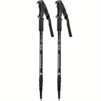 Adjustable Trekking Poles | Lightweight, Shock-Absorbing Design for All Terrains and Hiking Adventures