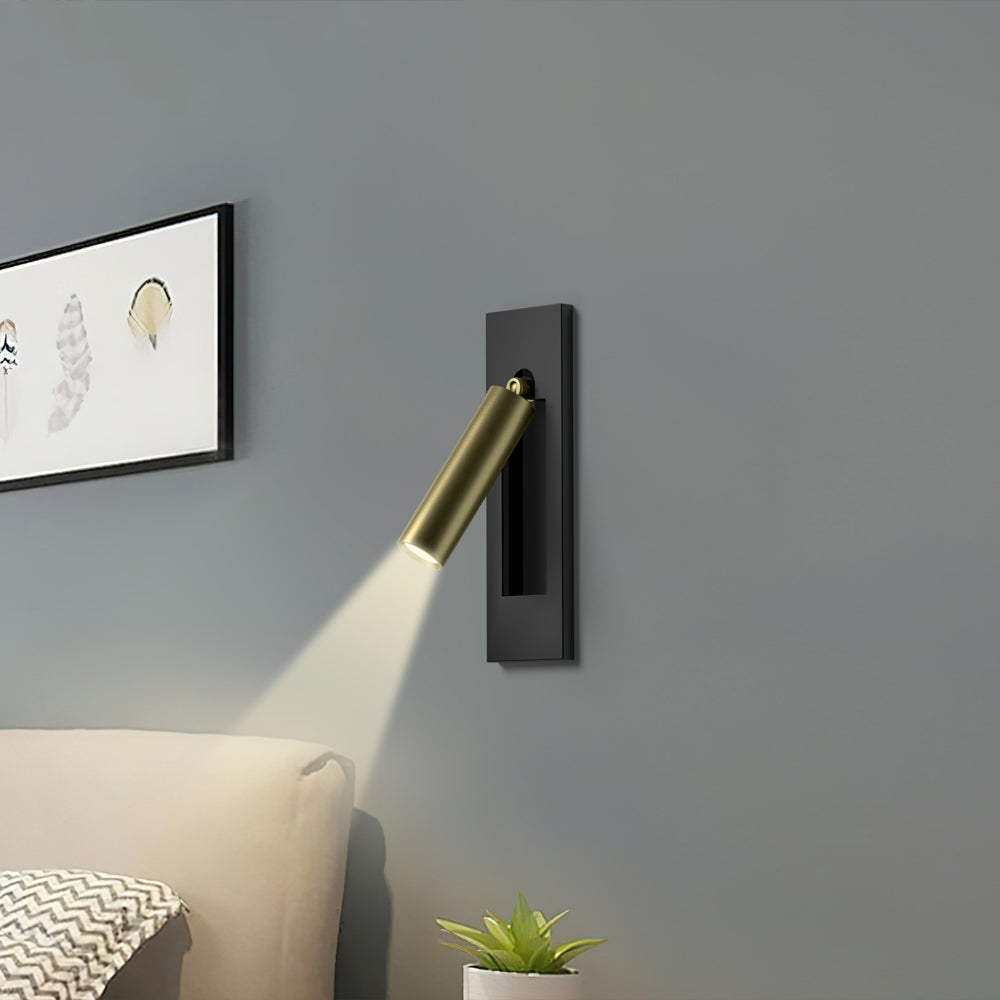 LED Wall Reading Lamp with Switch - Adjustable Light Fixture for Bedroom, Living Room, and Home Office Use