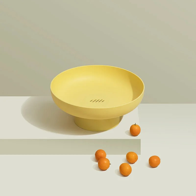 Ceramic Fruit Bowl - Modern Decorative Centerpiece for Kitchen & Dining Table