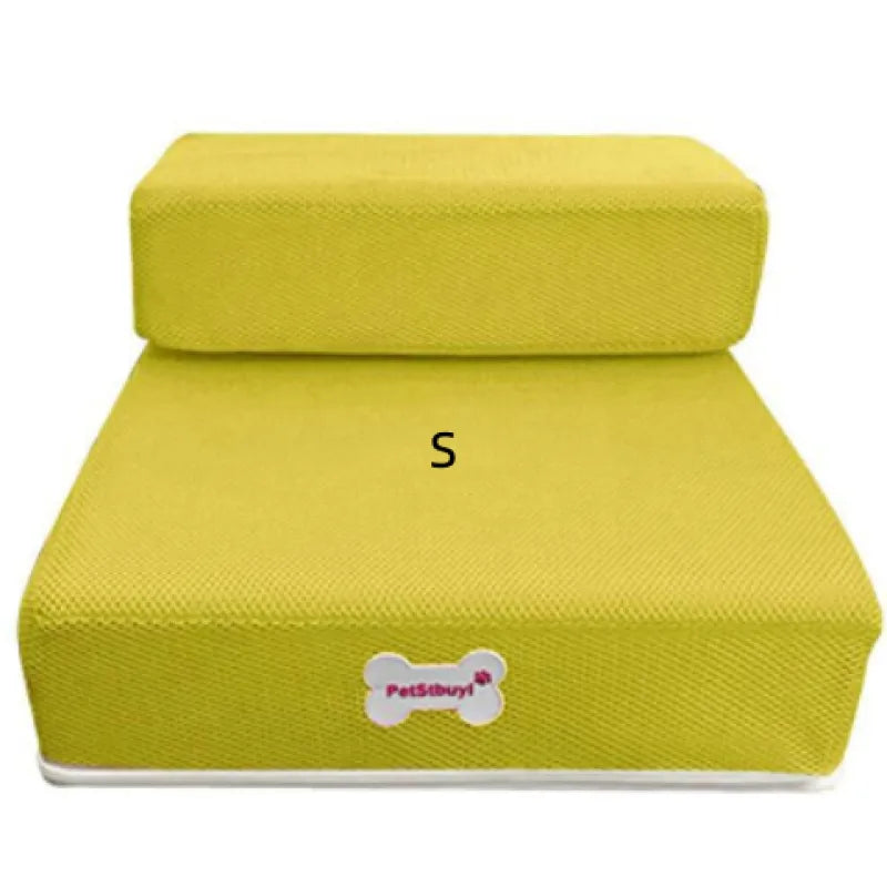 Dog Stairs for Sofa & Bed | Non-Slip, Soft Foam Steps for Small & Older Pets