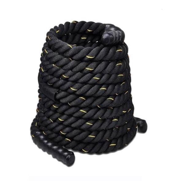 Heavy Exercise Battle Rope | Durable Polyester, 2.5" Thick for Full-Body Workouts and Strength Training
