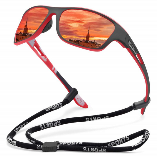 Polarized Sports Sunglasses UV 400 Protection -  Ideal for Fishing & Outdoor Adventures