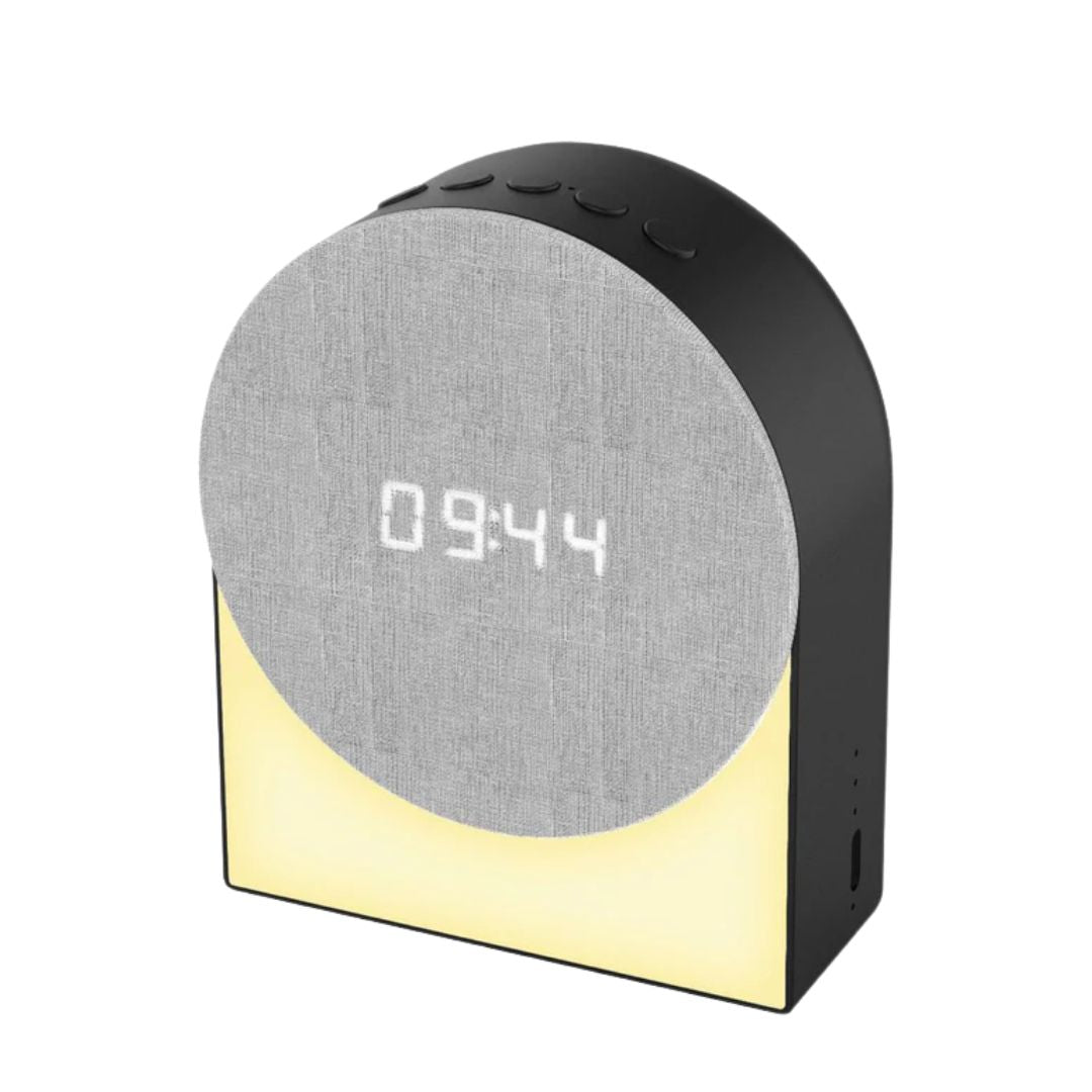 Sunrise Wake-Up Light Alarm Clock | White Noise Machine, Bluetooth & Dimmable Nightlight for Kids & Adults Sleep Training