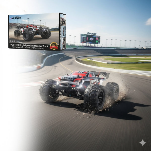 High-Speed 4x4 Off-Road Remote Control Car | 43 MPH, Metal Components & All-Terrain Performance for Adults