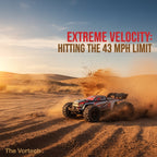 High-Speed 4x4 Off-Road Remote Control Car | 43 MPH, Metal Components & All-Terrain Performance for Adults