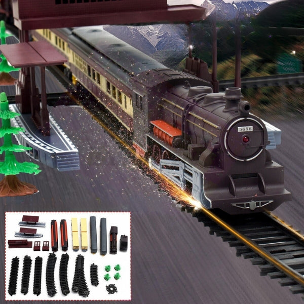 Kids Train Set Electric Railway Toy - Fun Model Train & Track for Toddlers