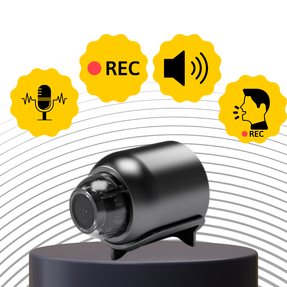 1080P HD Wireless Surveillance Camera | Infrared Night Vision, Wide-Angle View & Remote Access for Home or Office Security