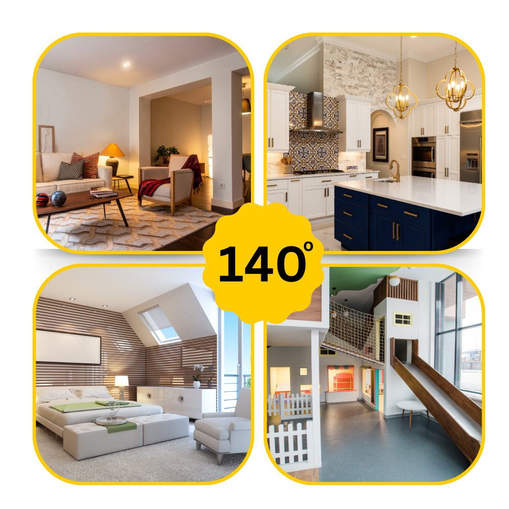 1080P HD Wireless Surveillance Camera | Infrared Night Vision, Wide-Angle View & Remote Access for Home or Office Security