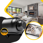 1080P HD Wireless Surveillance Camera | Infrared Night Vision, Wide-Angle View & Remote Access for Home or Office Security