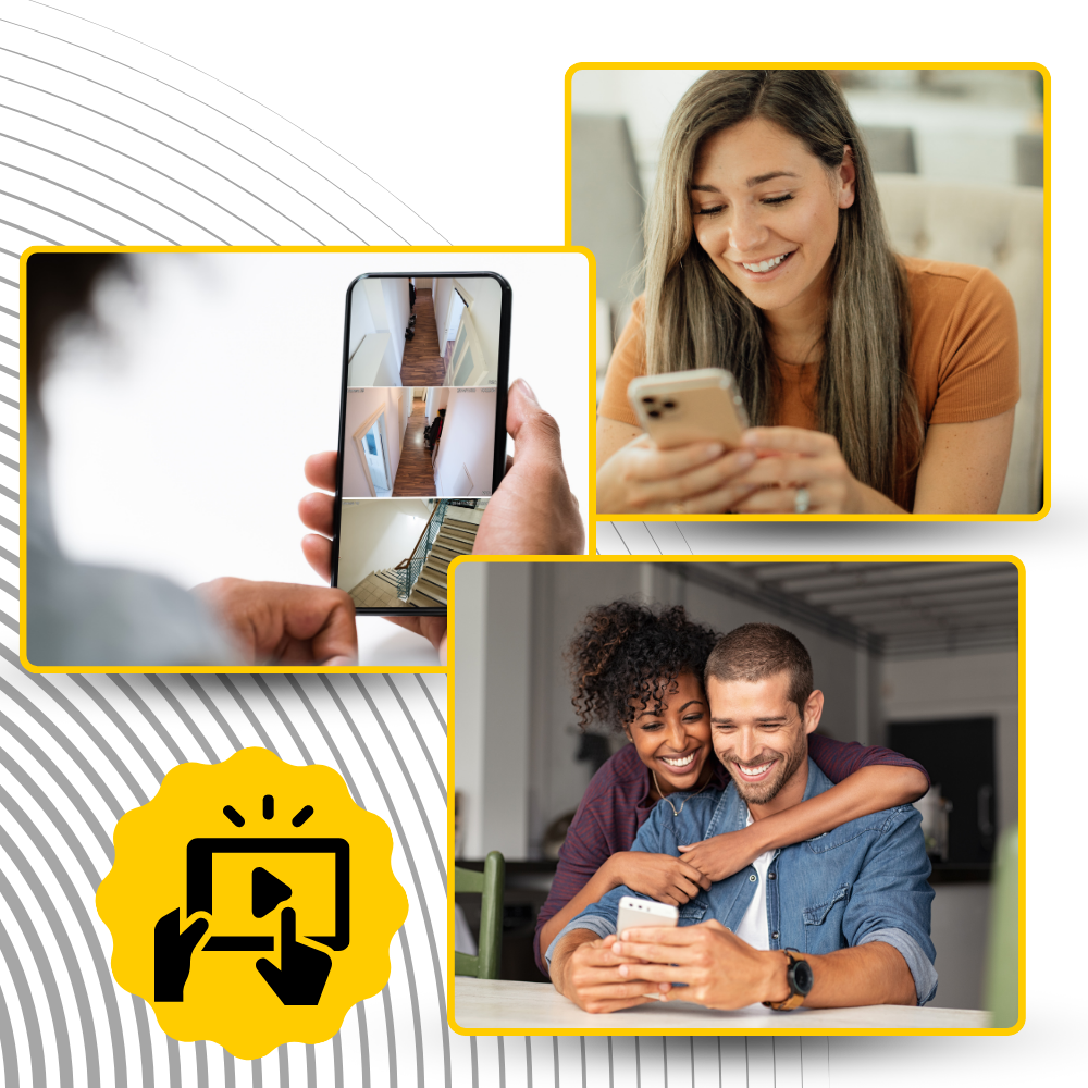 1080P HD Wireless Surveillance Camera | Infrared Night Vision, Wide-Angle View & Remote Access for Home or Office Security