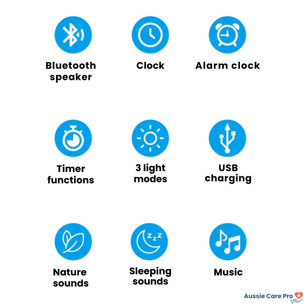 Sunrise Wake-Up Light Alarm Clock | White Noise Machine, Bluetooth & Dimmable Nightlight for Kids & Adults Sleep Training