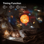Galaxy Night Light Projector, 360-Degree Rotation- Transform Your Space with Ceiling Star Projections and Aurora Effects