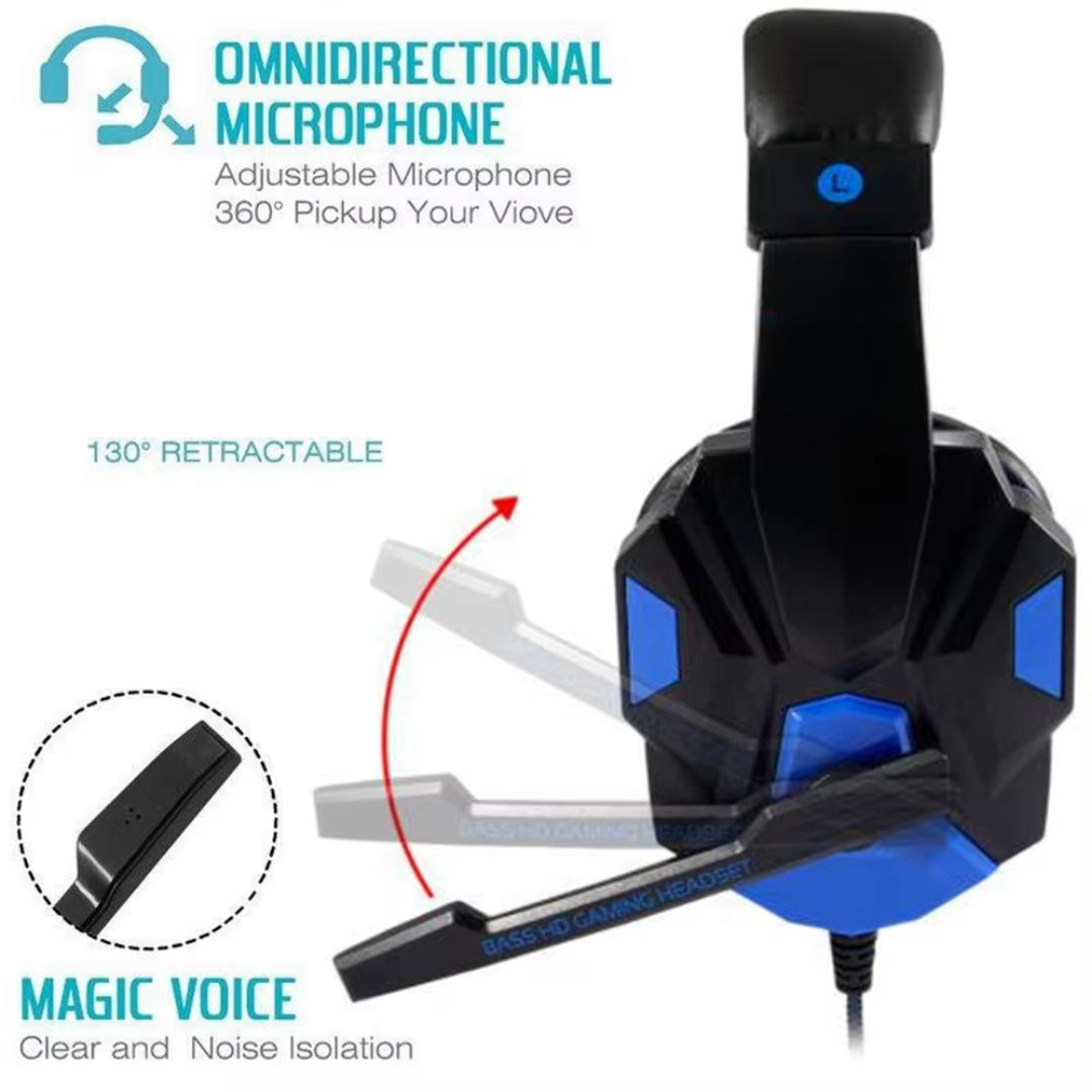 Noise Cancelling Gaming Headset | Surrounding Stereo Sound, Comfortable Design & Clear Communication for Gamers