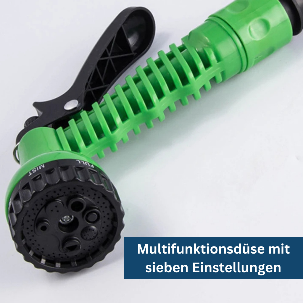 Expandable Garden Hose with Flexible Design and No-Kink Feature for Watering Lawns, Plants & Outdoor Cleaning