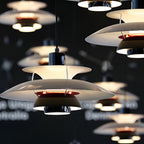 Nordic Modern Layered Shade Pendant Light Fixture for Living Room & Dining Room Decor