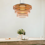 Bauhaus Style Glass Pendant Light Fixture for Modern Home Decor & Kitchen Island Lighting